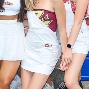 White overall dress/skirt.